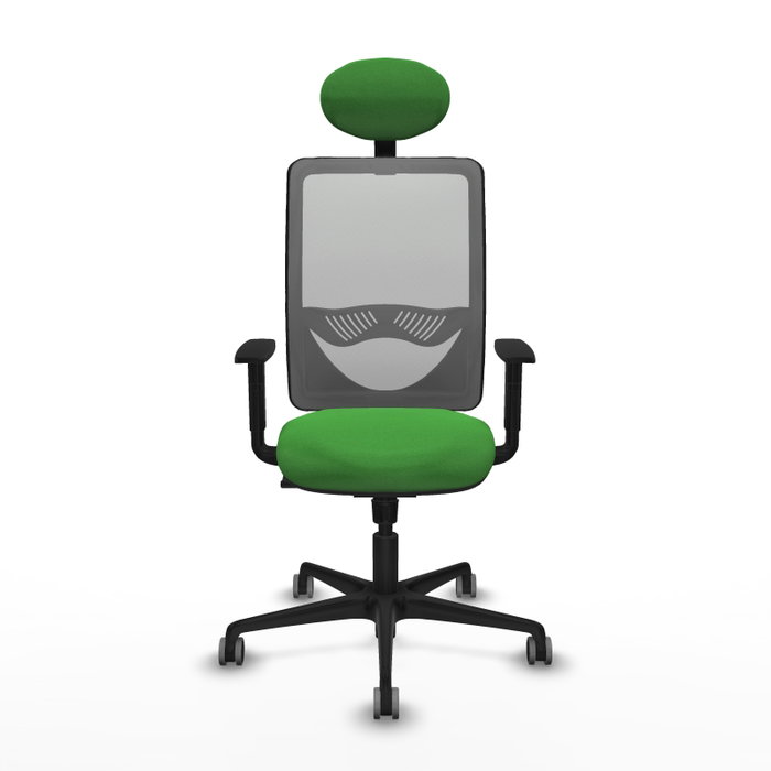 PIQUERAS Y CRESPO Silla de oficina Zulema con mecanismo Sincro, Verde y Gris PIQUERAS Y CRESPO Silla de oficina Zulema con mecanismo Sincro, Verde y Gris