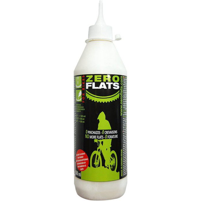 Zeroflats Líquido Sellante para Neumáticos de Bicicleta - Ideal para 2 Bicicletas, 180 ml Zeroflats Líquido Sellante para Neumáticos de Bicicleta - Ideal para 2 Bicicletas, 180 ml