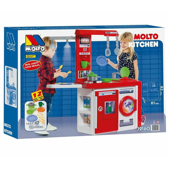 Molto Cocina con lámpara, planchador y 12 accesorios