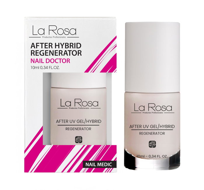 La Rosa Regenerador Después De Semipermanente/Tips Fórmula 10 ml