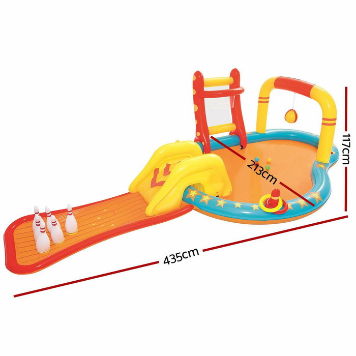 Bestway Piscina Hinchable Parque de Juegos Bolos 435x213x117 cm