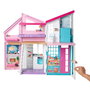 Barbie FXG57 Casa de Muñecas Malibú Transformable, Plegable, 2 Plantas, 6 Habitaciones y Más de 25 Accesorios
