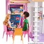 Barbie FXG57 Casa de Muñecas Malibú Transformable, Plegable, 2 Plantas, 6 Habitaciones y Más de 25 Accesorios