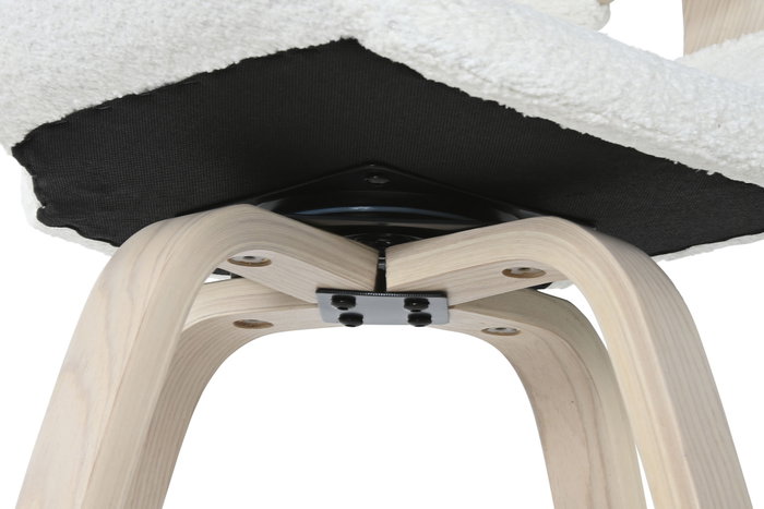 DKD Home Decor Taburete Blanco 52.5 x 92.5 x 55.5 cm