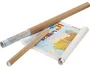 Faibo Mapa mural planisferio plastificado enrollado 83x138 cm