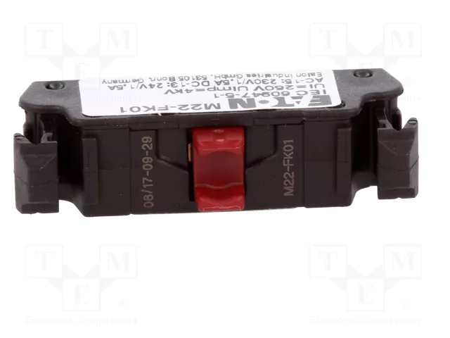 Eaton M22-FK01 Elemento de Contacto 180791 Flat Rear Eaton M22-FK01 Elemento de Contacto 180791 Flat Rear