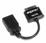 Approx appC06 Cable Adapter USB A Hembra a Apple 30-pin para Galaxy Tab, Negro, Conecta Teclados, Ratones, Memorias USB