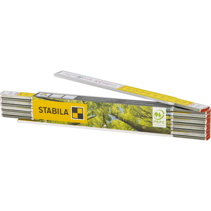 Stabila Tipo 617 Regla Plegable de Madera de 2 m Stabila Tipo 617 Regla Plegable de Madera de 2 m