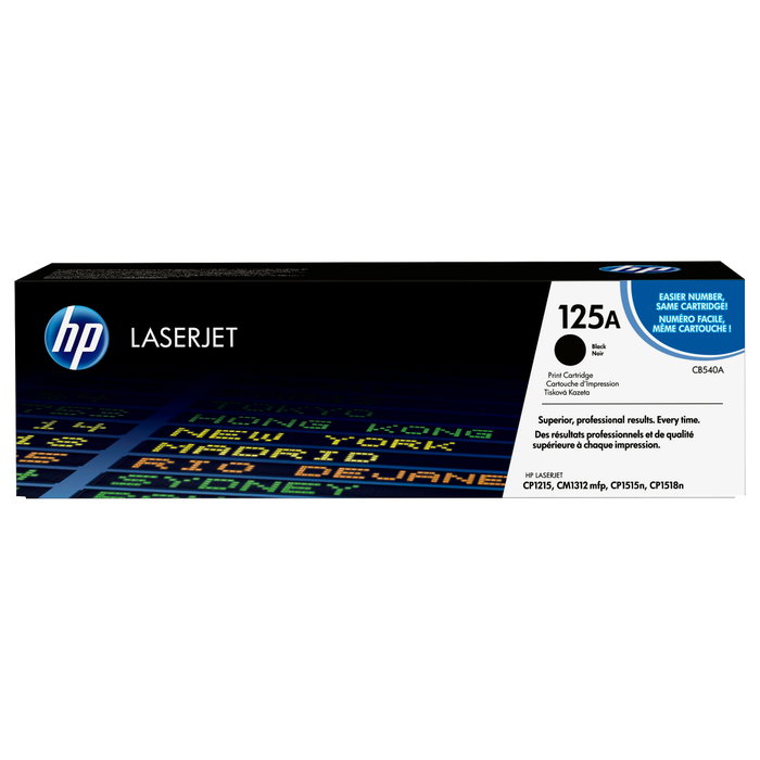 HP Tóner 125A Negro CB540A