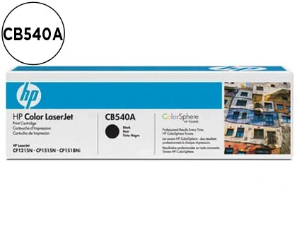 HP Tóner 125A Negro CB540A