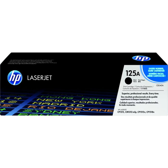 HP Tóner 125A Negro CB540A