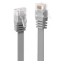 Lindy Cable de Red Plano RJ45 Cat.6 U/UTP Gris 2 Metros