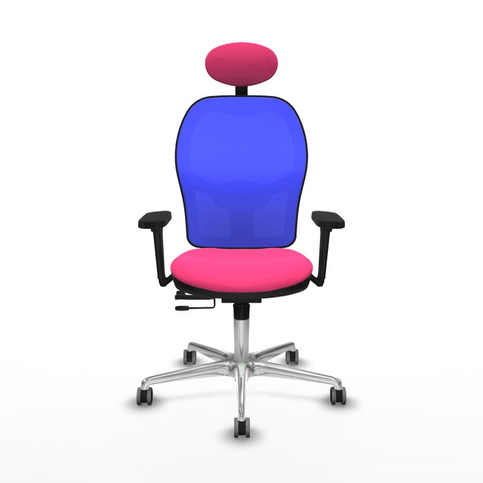 PIQUERAS Y CRESPO Silla de oficina Jorquera Rosa y Azul PIQUERAS Y CRESPO Silla de oficina Jorquera Rosa y Azul