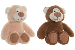 DKD Home Decor Set de 2 Peluches de Oso en Poliéster, Surtido de 6 Unidades
