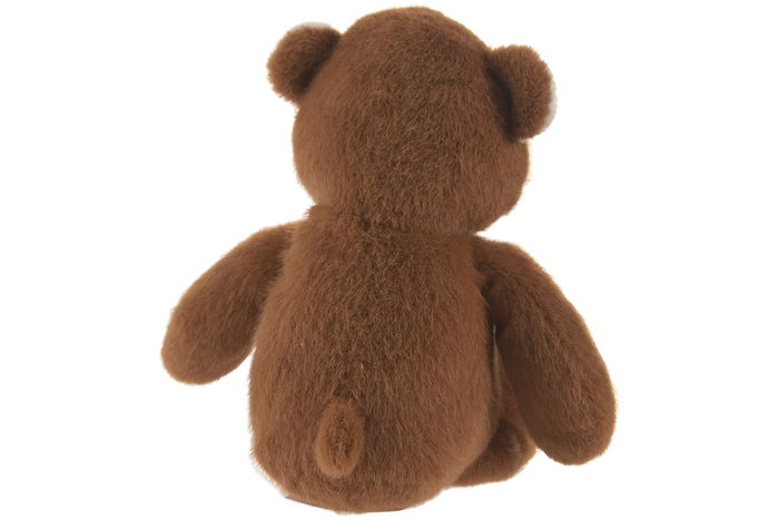 DKD Home Decor Peluche Oso Marron Crema 15 x 23 x 20 cm (6 Unidades)