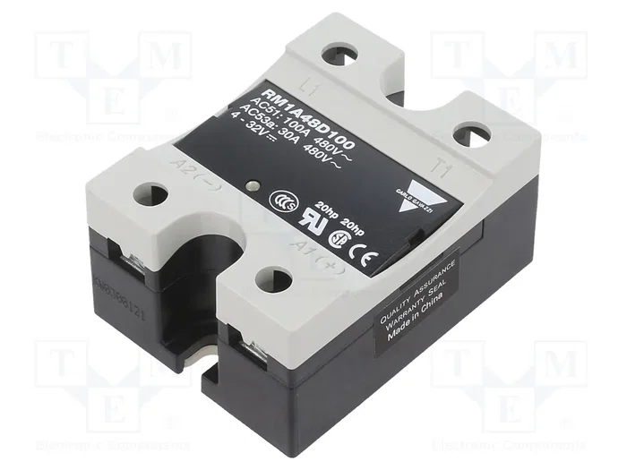 CARLO GAVAZZI RM1A48D100 Relé de semiconductor monofásico 100A 42-530VAC CARLO GAVAZZI RM1A48D100 Relé de semiconductor monofásico 100A 42-530VAC