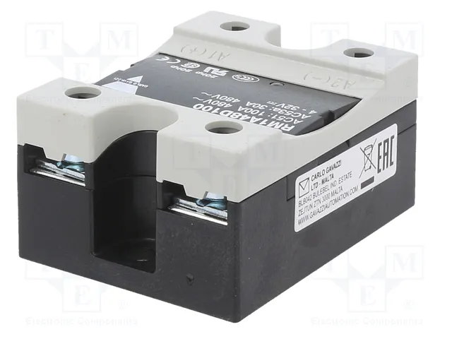 CARLO GAVAZZI RM1A48D100 Relé de semiconductor monofásico 100A 42-530VAC CARLO GAVAZZI RM1A48D100 Relé de semiconductor monofásico 100A 42-530VAC