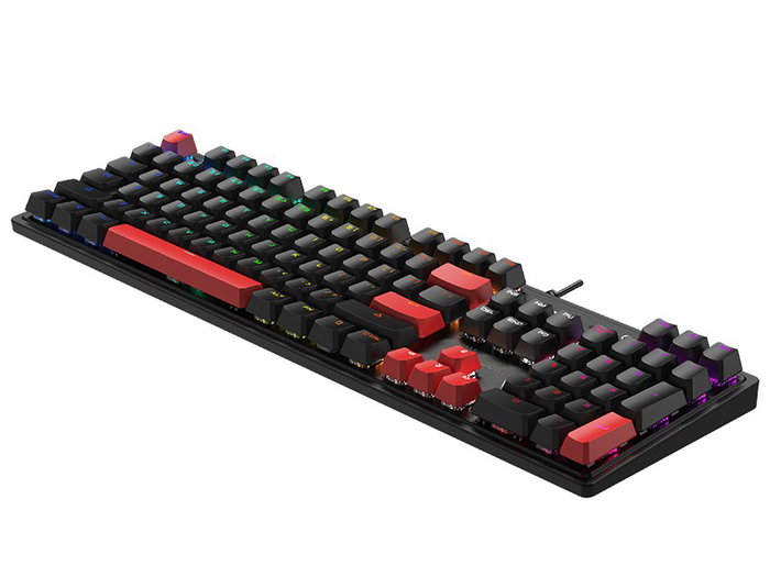 A4-Tech Bloody S520N Fire Black con interruptores BLMS Red Plus y RGB