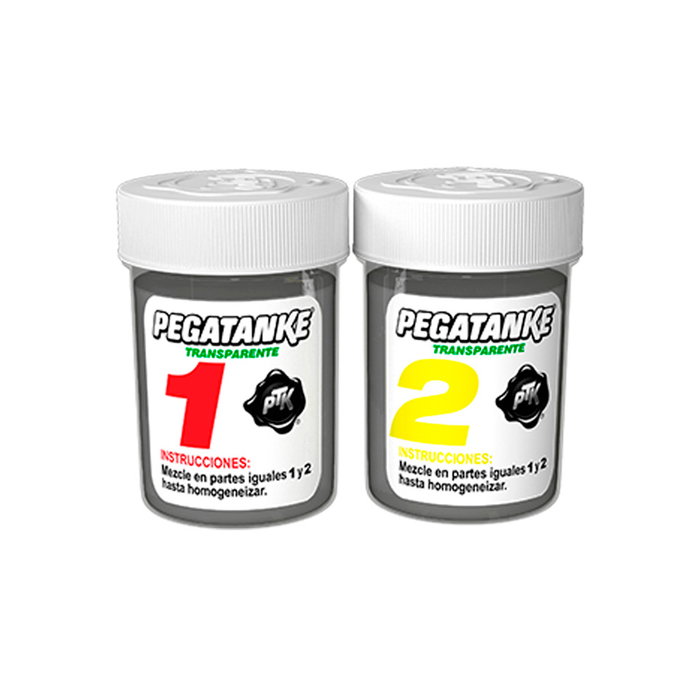 Pegatanke Pegamento Epoxico Bicomponente Transparente 32ml - Alta Resistencia, Pega Bajo Agua