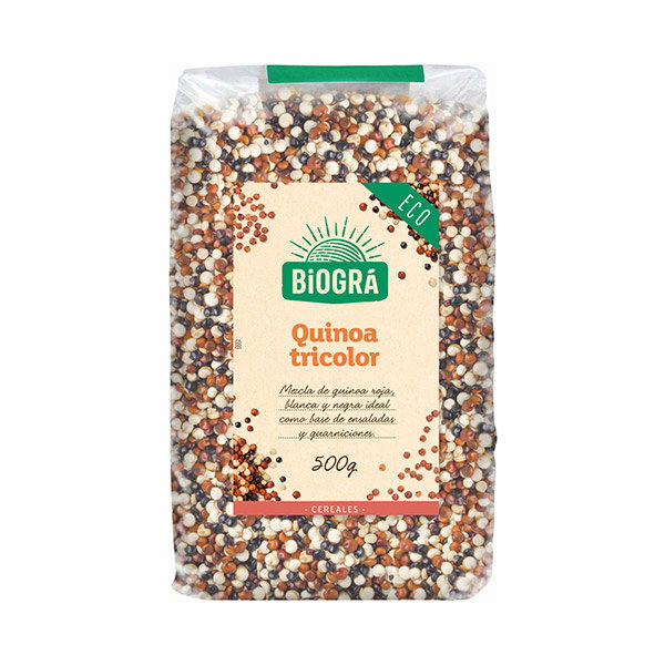 BIOGRA Quinoa Tricolor Eco Vegan 500g