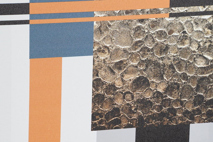 DKD Home Decor Cuadro Multicolor Lienzo y Pino 2 x 30 x 90 cm (2 Unidades) Moderno