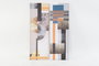 DKD Home Decor Set de 2 Cuadros Modernos de Lienzo y Pino 90x30x2 cm Multicolor