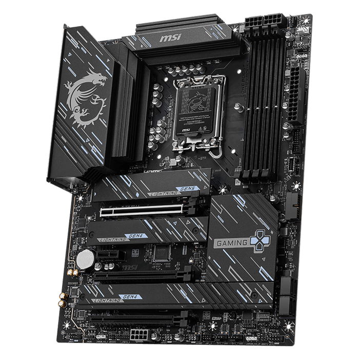 MSI Z890 GAMING PLUS WiFi - Placa Base ATX Intel LGA 1851 para Core Ultra Serie 2, Wi-Fi 7, Bluetooth 5.4, 4x M.2, DDR5 9200MHz, USB 3.2 Gen 2