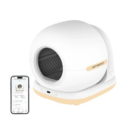 Astropet Inodoro para gatos autolimpiante Neptune Series Blanco