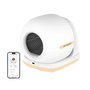 Astropet Inodoro para gatos autolimpiante Neptune Series Blanco