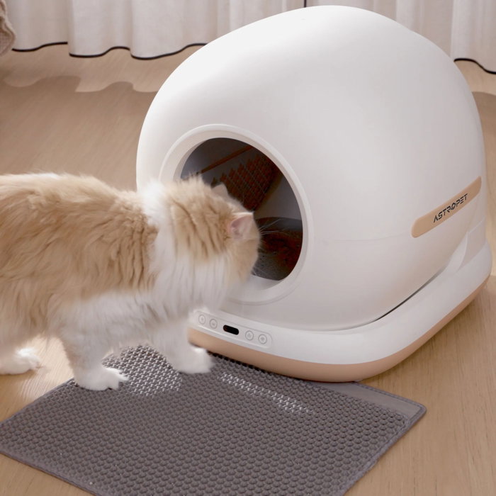 Astropet Inodoro para gatos autolimpiante Neptune Series Blanco