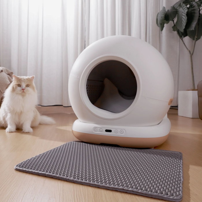 Astropet Inodoro para gatos autolimpiante Neptune Series Blanco