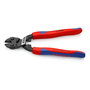 Knipex 7102200 Cortabulones Compacto 200 mm, Corte Fácil de Grandes Secciones, Filos Templados por Inducción, Mandíbulas de Precisión para Diversos Materiales