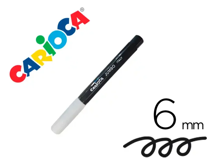 CARIOCA Rotulador Jumbo Negro CARIOCA Rotulador Jumbo Negro