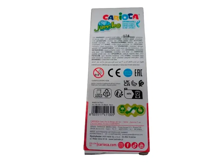 CARIOCA Rotulador Jumbo Negro CARIOCA Rotulador Jumbo Negro