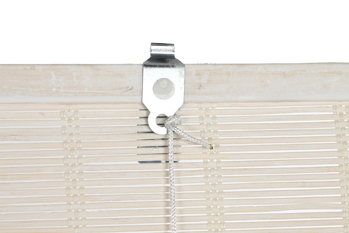 DKD Home Decor Estor Oriental Bambú Blanco 2 x 175 x 90 cm