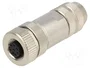 LAPP Conector M12 Hembra 8 Pines Recto IP67