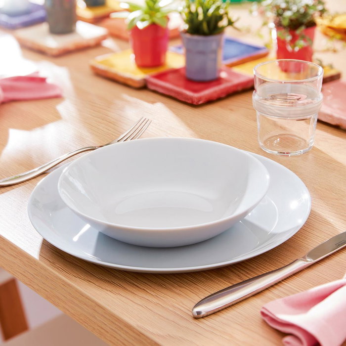 Plato Hondo Opal Gris Diwali Granit Luminarc 20 cm Plato Hondo Opal Gris Diwali Granit Luminarc 20 cm