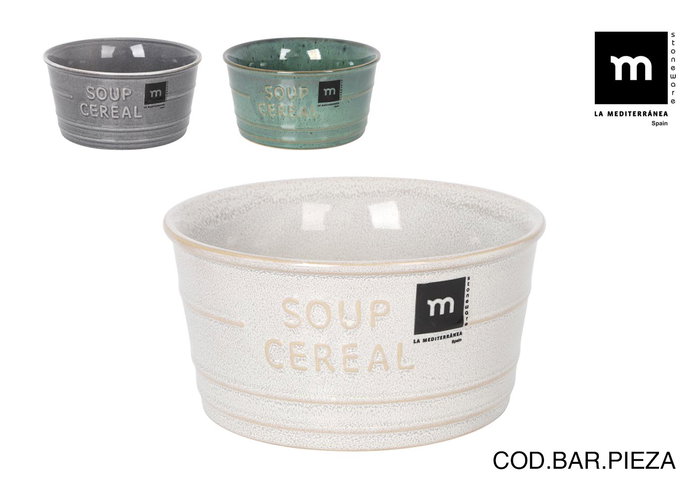 Inde Bol 500cc 13 cm, cerámica, ideal para cocina (18 Unidades) Inde Bol 500cc 13 cm, cerámica, ideal para cocina (18 Unidades)