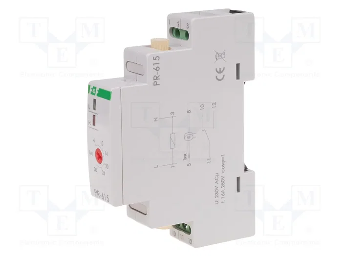 F&F Relé de instalación de prioridades SPDT 230VAC F&F Relé de instalación de prioridades SPDT 230VAC