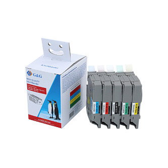 G&G Pack de 5 cintas de etiquetas de 12 mm para Brother TZe