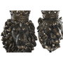 DKD Home Decor Figura de Resina León y Leona, Pack de 2