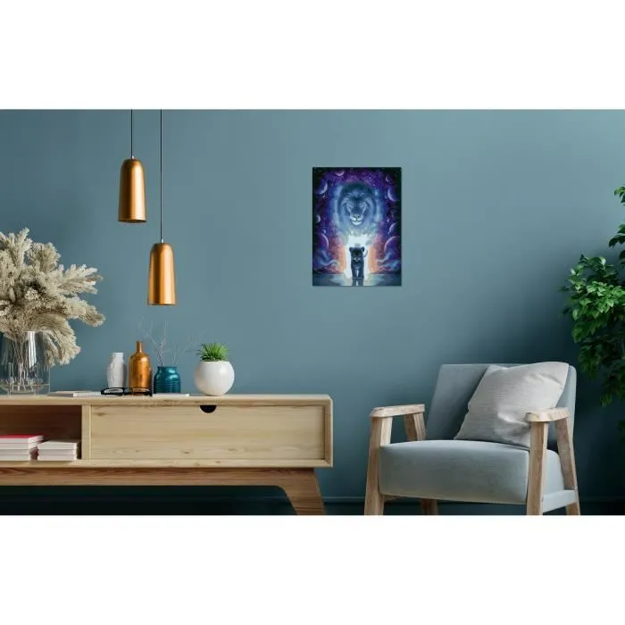 Ravensburger 4005556235162 Póster Formato Grande 30x40 cm Lion JoJoesart Edition