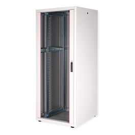 ROLINE 26.21.0047 - Armario Rack 42U de 19 Pulgadas, 800x800 mm, Puerta Frontal de Cristal Gris, Capacidad 600 kg, Bastidor Independiente