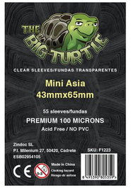 Mini Asia Sleeve 46X68 Funda Transparente 55 Ud The Big Turtle