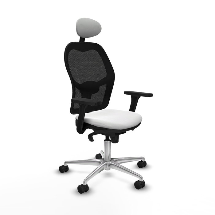 PIQUERAS Y CRESPO Silla de oficina Jorquera con mecanismo Sincro, brazos 3D y cabecero fijo PIQUERAS Y CRESPO Silla de oficina Jorquera con mecanismo Sincro, brazos 3D y cabecero fijo