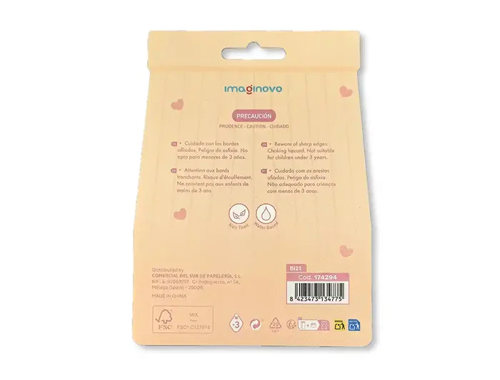 Imaginovo Bloc Notas Adhesivas Foodies Café 20 Hojas Tamaños Surtidos