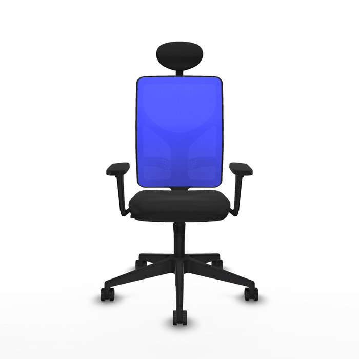 PIQUERAS Y CRESPO Silla de oficina Motilla con mecanismo Sincro, Azul y Negro PIQUERAS Y CRESPO Silla de oficina Motilla con mecanismo Sincro, Azul y Negro
