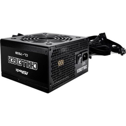 ASRock Fuente de Alimentación CL-750B 90-UXC075-BNEAAA 750W 80 PLUS Bronze ATX PFC Activo PCIe 5.1 12VHPWR SATA Negro