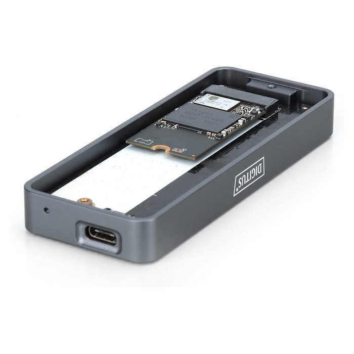 Digitus DA-71157 Caja externa para SSD M.2 NVMe, 20 Gbps, Negro