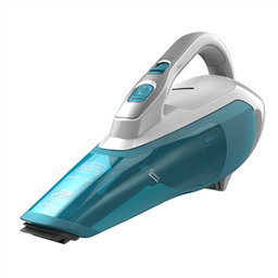Black+Decker WDA-315-J Recogedor Dustbuster Inalámbrico, Aspira Líquidos y Sólidos, Batería Litio
